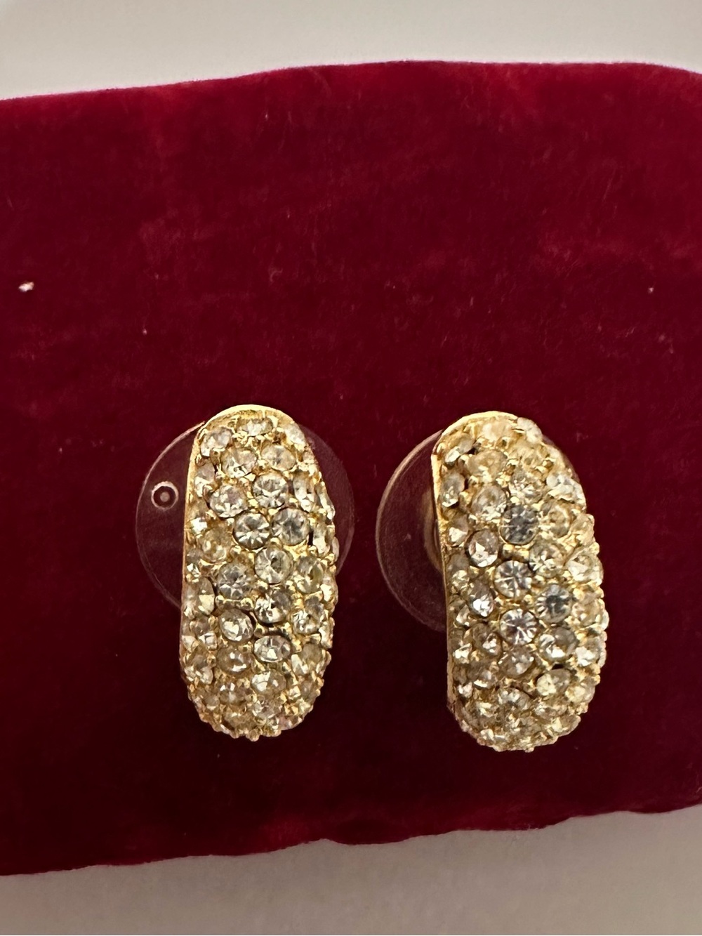 CHRISTIAN DIOR ❤️🌟 CRYSTAL STUD EARRINGS ⭐️